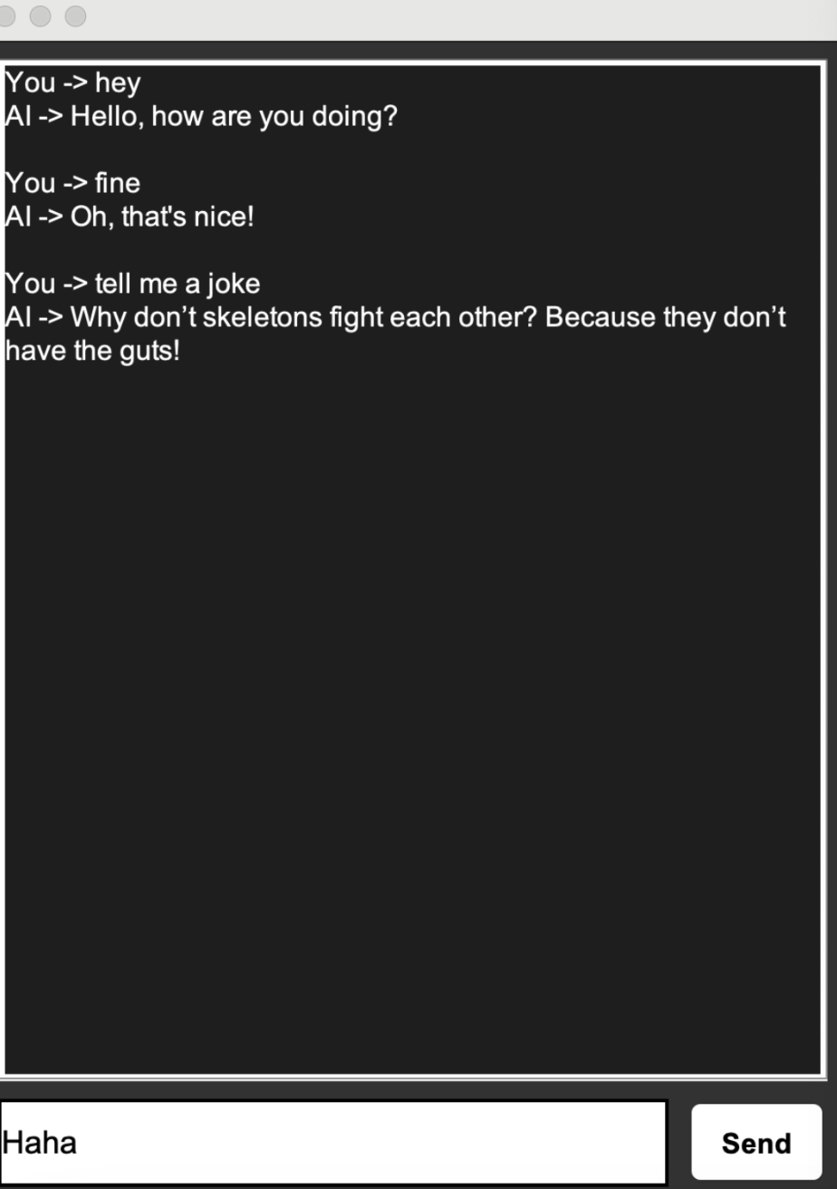Chatbot Screenshot